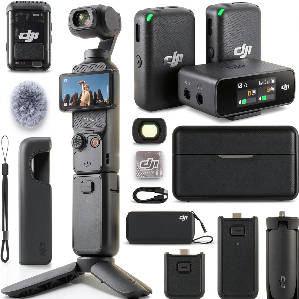 DJI Osmo Pocket 3 Creator Combo in hand showing compact design