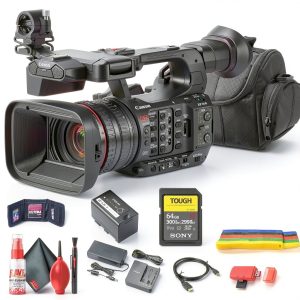 Canon XF605 Pro Camcorder 4K UHD HDR Bundle Professional-0
