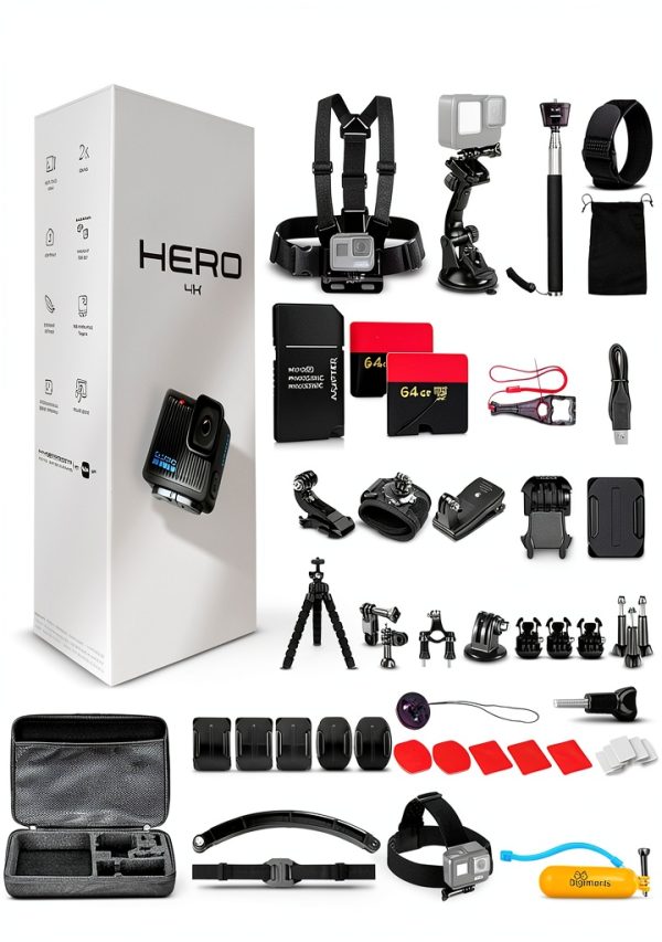 GoPro HERO Waterproof Action Camera Adventure Bundle-0