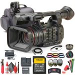 Canon XF605 UHD 4K HDR Pro Camcorder Bundle ENG Sports-0