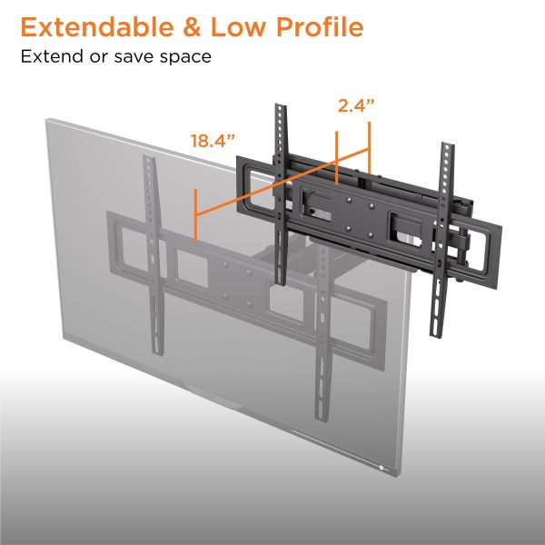 ProMounts Full Motion TV Wall Mount Steel Articulating-5