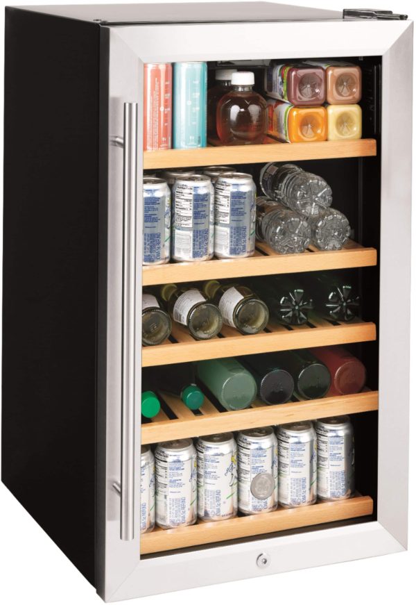 GE Wine Cooler 31 Bottle Stainless Steel Beverage Storage-6