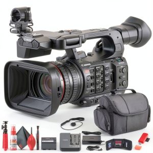 Canon XF605 4K Pro Camcorder UHD HDR Bundle ENG-0