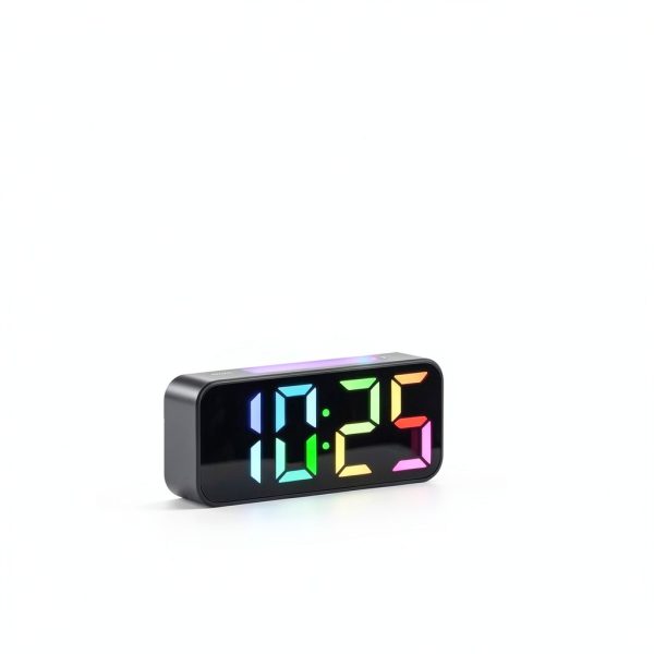RGB Alarm Clock Color Changing Display Bedroom Decor-1