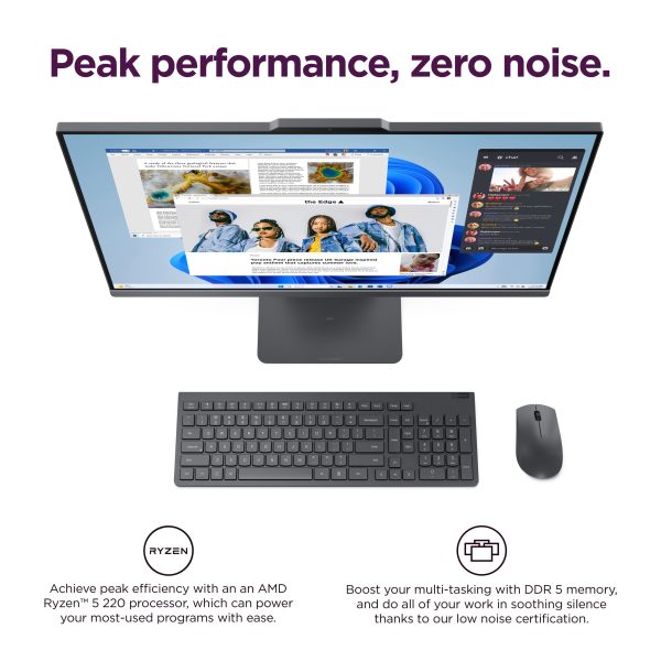 Lenovo IdeaCentre 27 Touchscreen All In One AMD Ryzen 5-2
