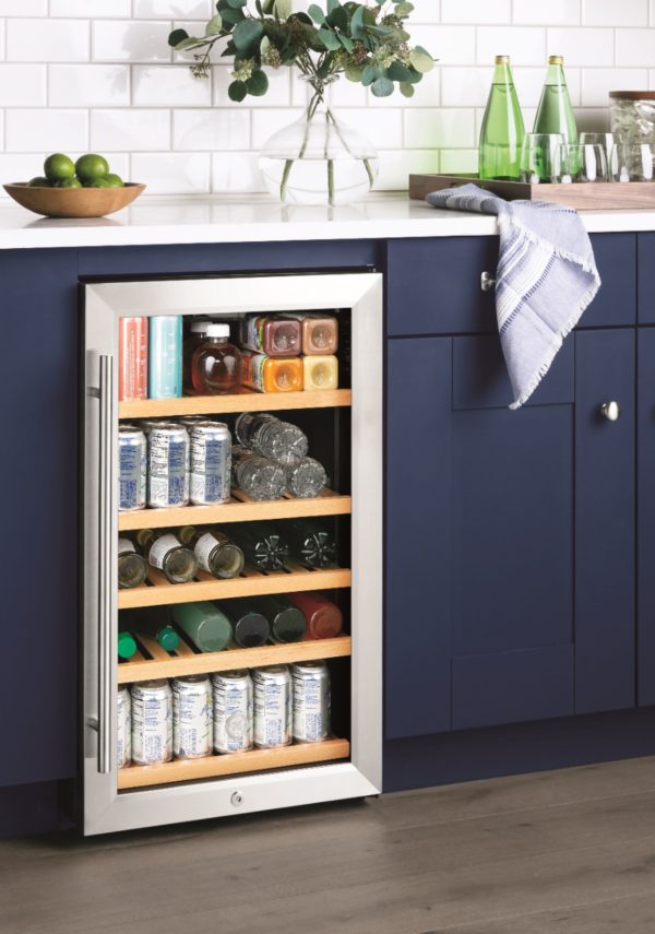 GE Wine Cooler 31 Bottle Stainless Steel Beverage Storage-11