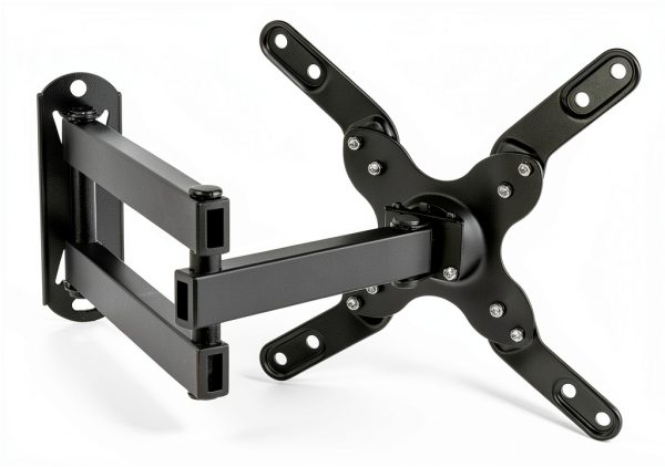 MI-2042L Full Motion TV Wall Mount Single Stud Installation-2