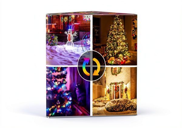 Wikistore Christmas Color Changing String Lights 300 LED-1
