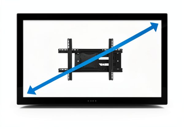 MI-345 Full Motion TV Wall Mount Steel Low Profile Design-2