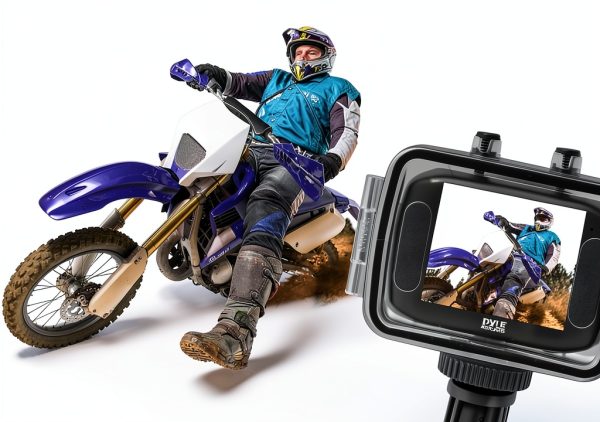 Pyle HD Sport Action Camera 720p Touch Screen Waterproof-4