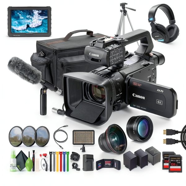 Canon XA70 PAL 4K Camcorder Professional Video Recording-0