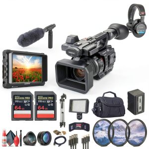 Panasonic X20ED 4K Camcorder Professional Bundle with-0