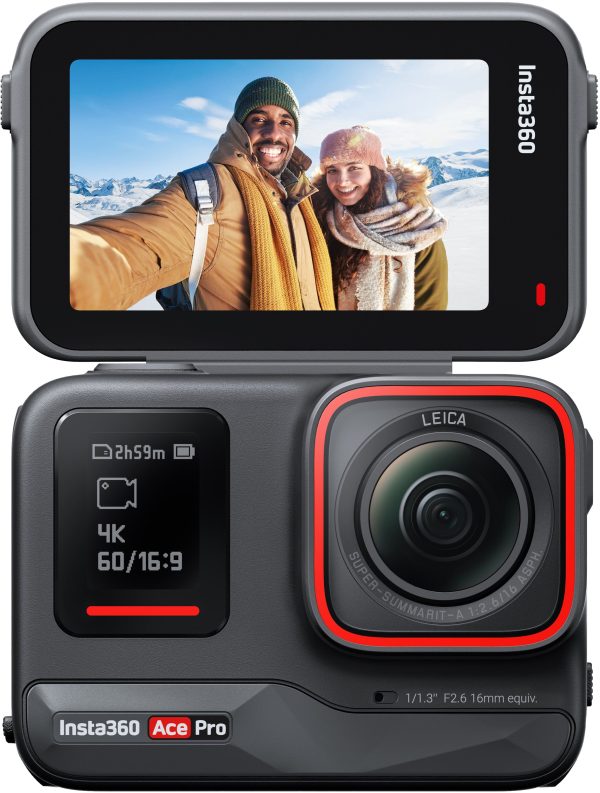 Insta360 Ace Pro AI Waterproof Action Camera Black-1