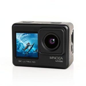Minolta 5K Action Camera Waterproof Ultra Wide Angle Lens-0