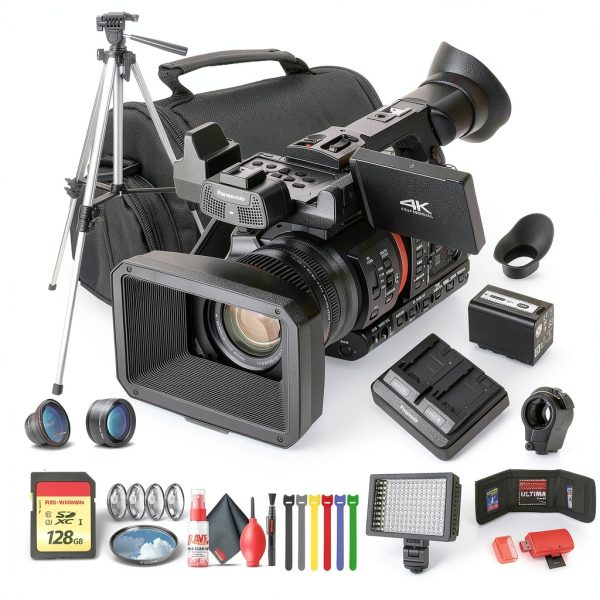 Panasonic AG CX350 4K Camcorder Professional Bundle Kit-0