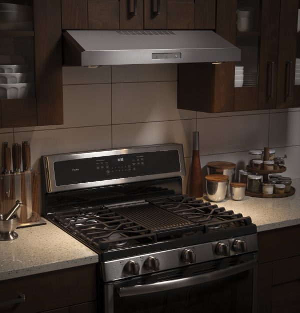 GE Profile 30 Inch Convertible Under Cabinet Range Hood-10