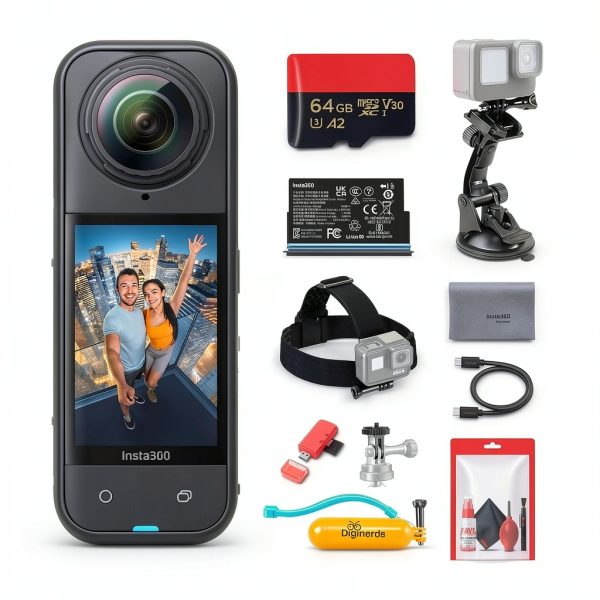 Insta360 X5 8K 360 Waterproof Action Camera AI Features-0