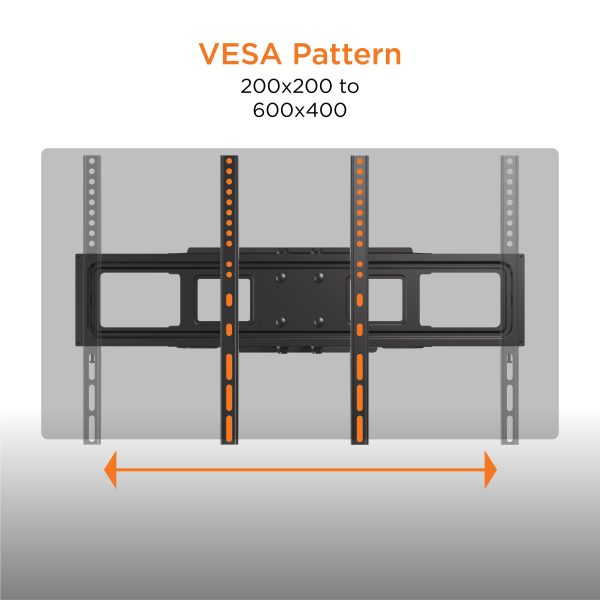 ProMounts Full Motion TV Wall Mount Steel Articulating-3