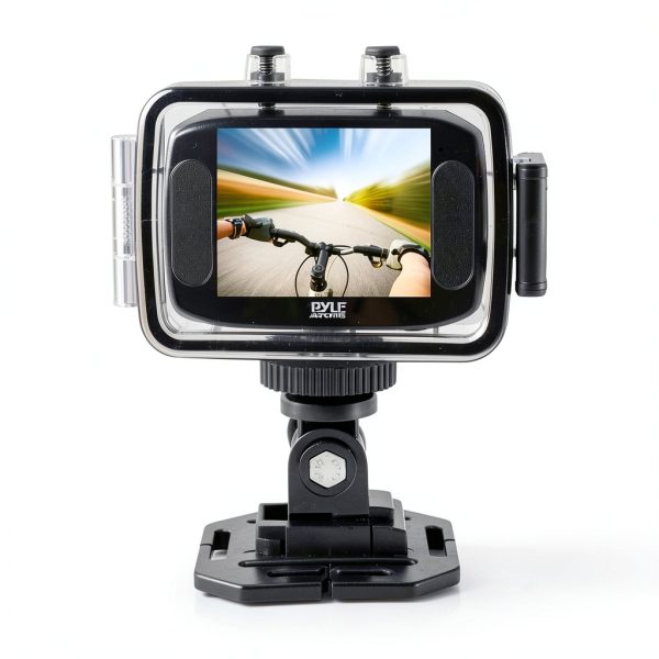 Pyle Mini HD Sports Action Camera 5MP Waterproof 2 Screen-2