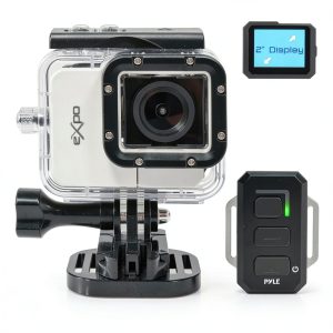Pyle Action Camera 1080P WiFi Waterproof Sports Recording-0