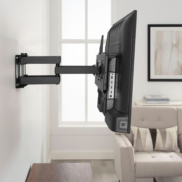 Best Buy Full Motion TV Wall Mount Tilt Swivel Steel-6