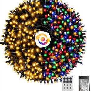 Wikistore Christmas Color Changing String Lights 300 LED-0
