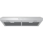 GE 36 Inch Convertible Range Hood Stainless Steel Under-0