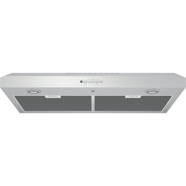 GE 36 Inch Convertible Range Hood Stainless Steel Under-0