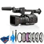 Panasonic AG-UX180 4K Professional Camcorder Bundle 20x Zoom-0