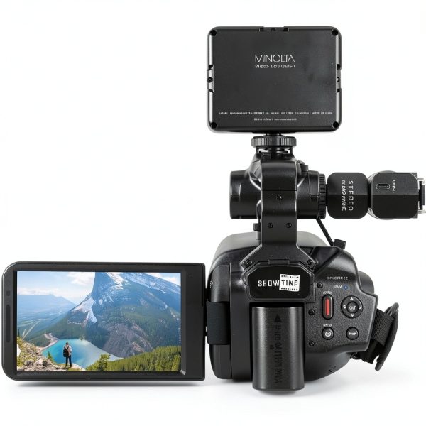 Minolta MN4KPRO UHD 4K60 Camcorder Kit with 64GB Card-4