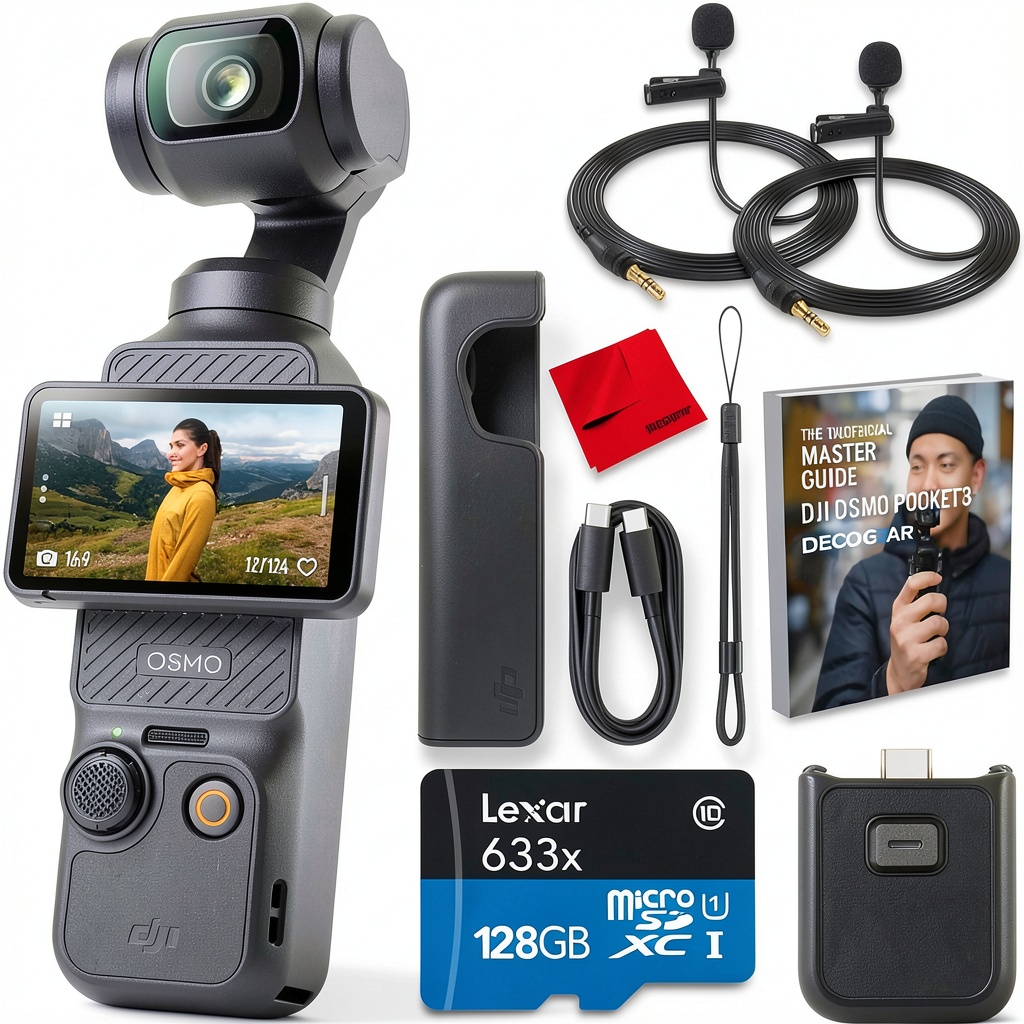 DJI Osmo Pocket 3 in hand during outdoor filming