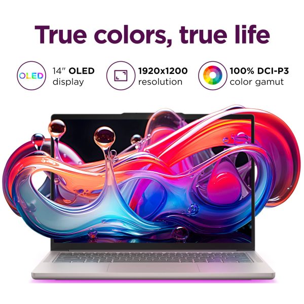 Lenovo Chromebook Plus 14 OLED 2K Touchscreen Laptop-4