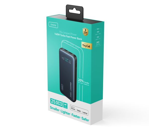 INIU 140W 25000mAh Power Bank Fast Charging Travel-1