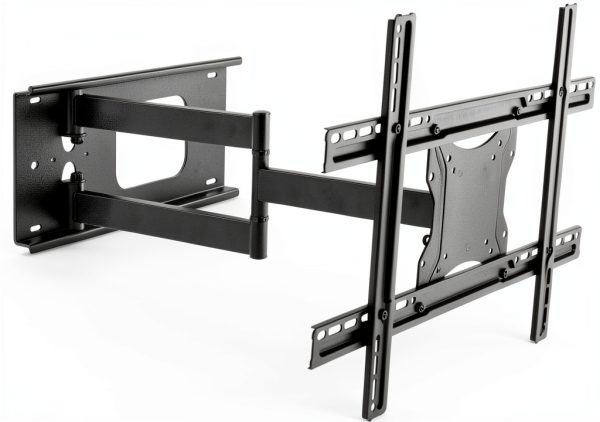 MI-345 Full Motion TV Wall Mount Steel Low Profile Design-0