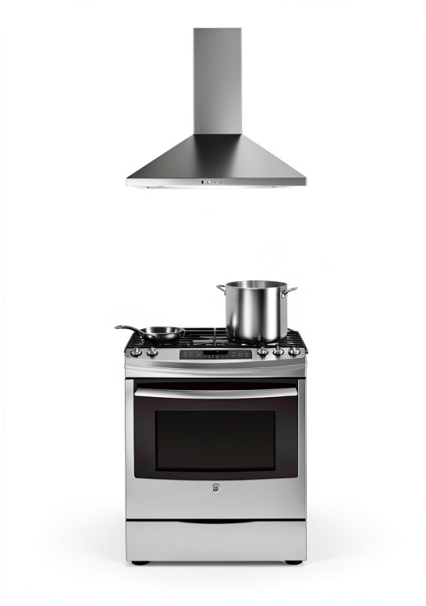 GE 36 Inch Convertible Wall Range Hood Stainless Steel-7