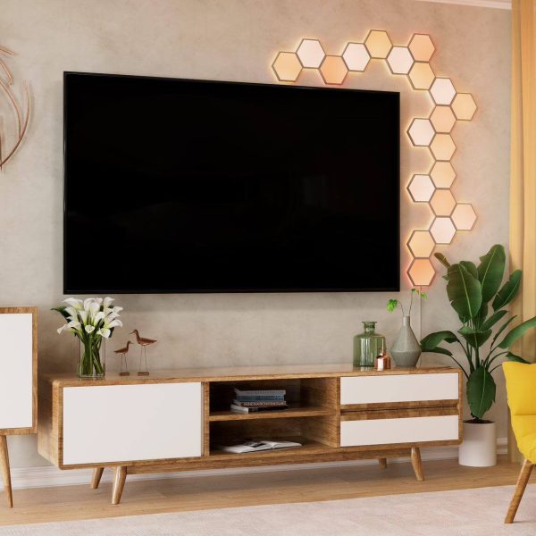 GE Cync Smart LED Hexagon Panel Lights Color Changing 7 Pack-6