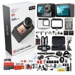 SJCAM SJ11 4K Dual Screen Action Camera Waterproof Bundle-0