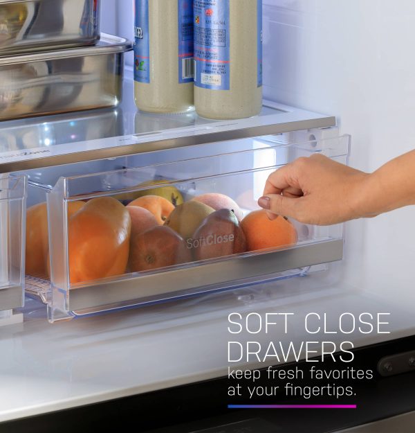 GE Profile French Door Smart Refrigerator Dual Dispense-22