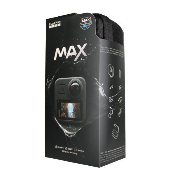 GoPro MAX 6K Waterproof 360 Degree Action Camera Black-1