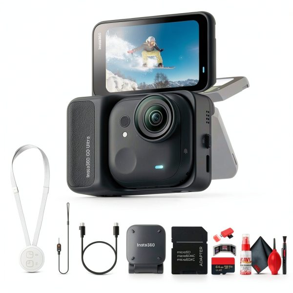 Insta360 GO Ultra Standard Bundle Ultra Compact Action-0