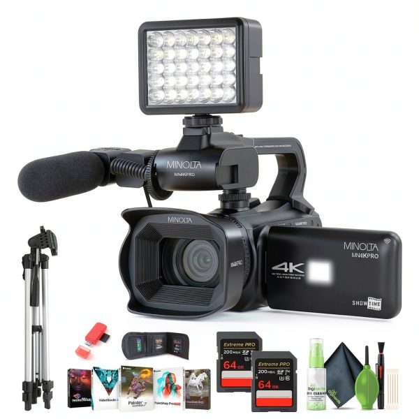 Minolta MN4KPRO 4K60 Camcorder Kit for Professional Creators-6