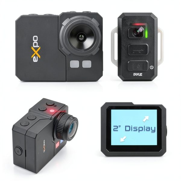 Pyle Action Camera 1080P WiFi Waterproof Sports Recording-1