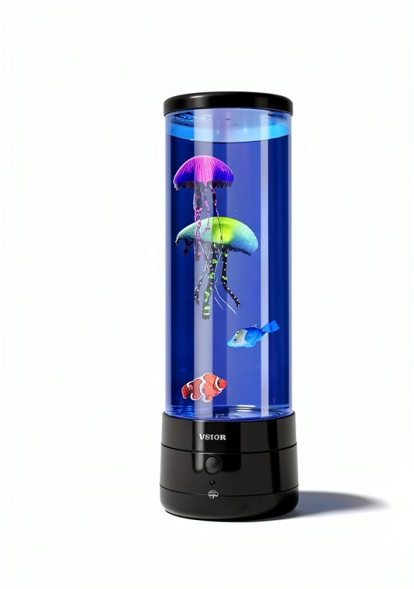 Jellyfish Bubble Lamp Bluetooth Speaker Anxiety Relief Light-4