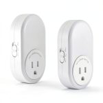 Dawnrise LED Plug in Night Light Sensor Two Color Outlet-0