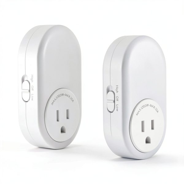Dawnrise LED Plug in Night Light Sensor Two Color Outlet-0