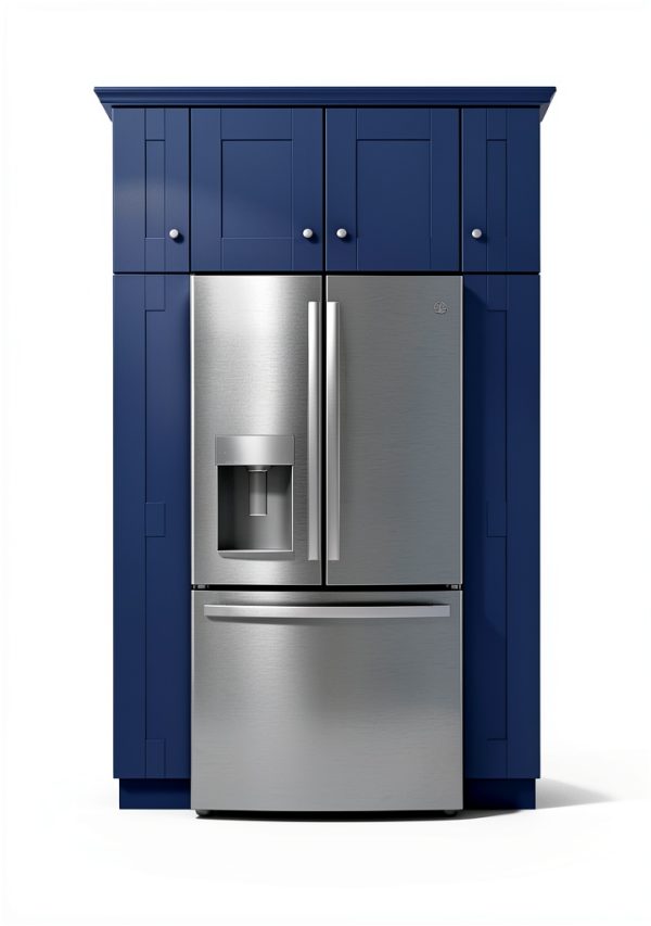 GE French Door Refrigerator Stainless Steel Space Saving Ice-8