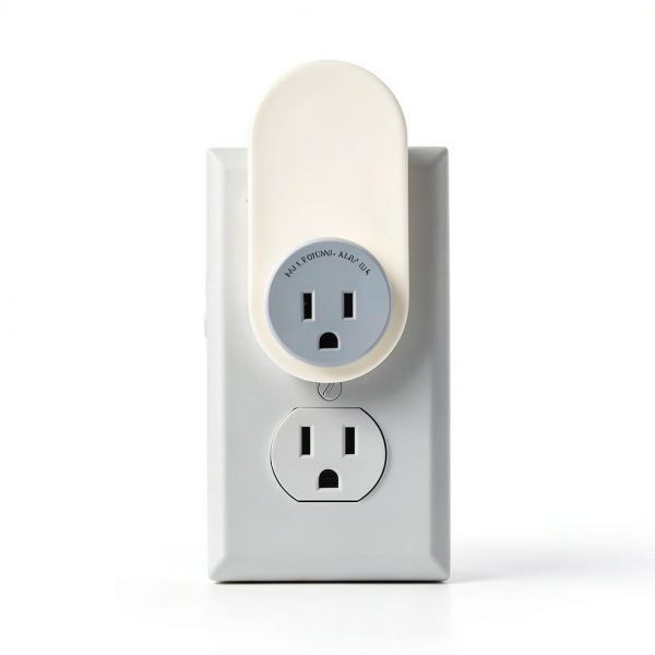Dawnrise LED Plug in Night Light Sensor Two Color Outlet-4