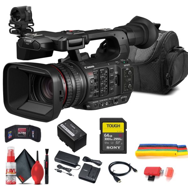 Canon XF605 Pro Camcorder 4K UHD HDR Bundle Professional-1