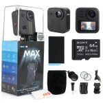 GoPro MAX 360 Action Camera Waterproof 6K Vlogging Bundle-0