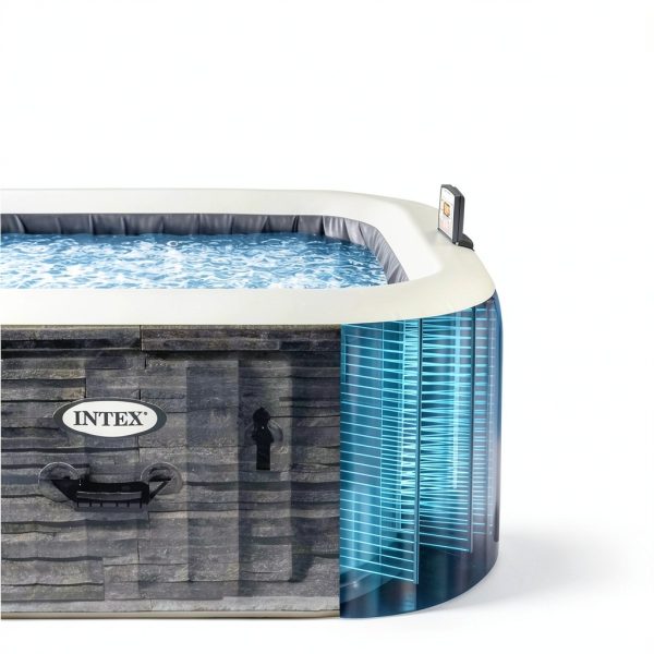 Intex PureSpa Plus Inflatable Square Hot Tub 4 Person-9